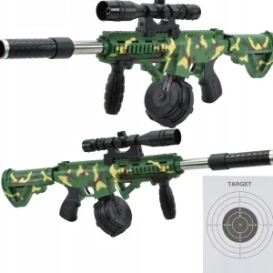 KARABIN PISTOLET NA KULKI MASZYNOWY ASG LASER 68cm