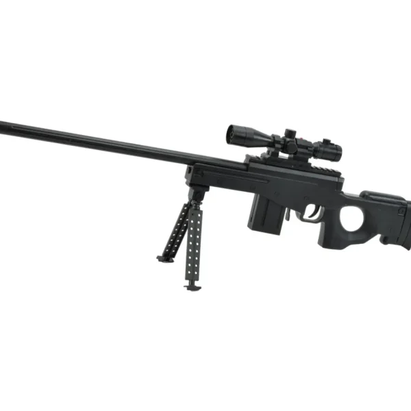 KARABIN SNAJPERKA NA KULKI 6mm LASER PISTOLET 87CM