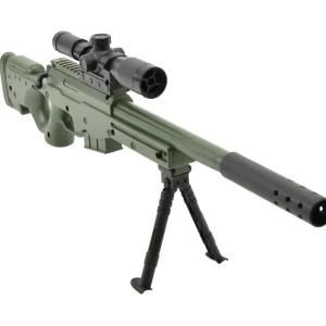 Mini AWM Sniper Rifle - Karabin Zabawki dla Dzieci z Tłumikiem Mini na Kulki Żelowe