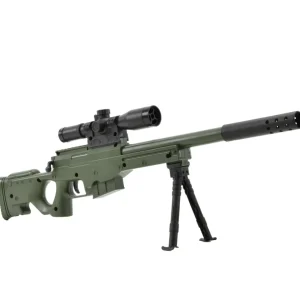 Mini AWM Sniper Rifle - Karabin Zabawki dla Dzieci z Tłumikiem Mini na Kulki Żelowe