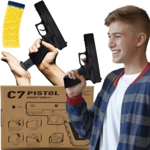 PISTOLET ASG NA KULKI METAL GLOCK REPLIKA ASG