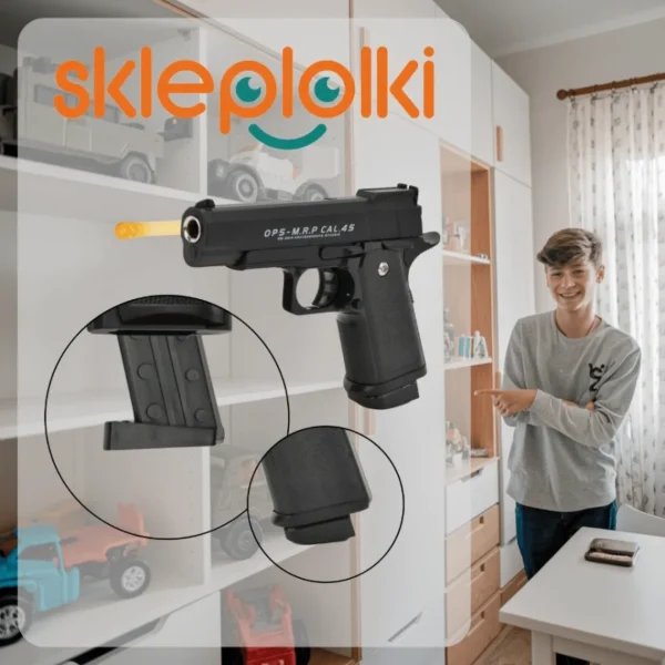 Pistolet colt metalowy replika 800 kulek gratis