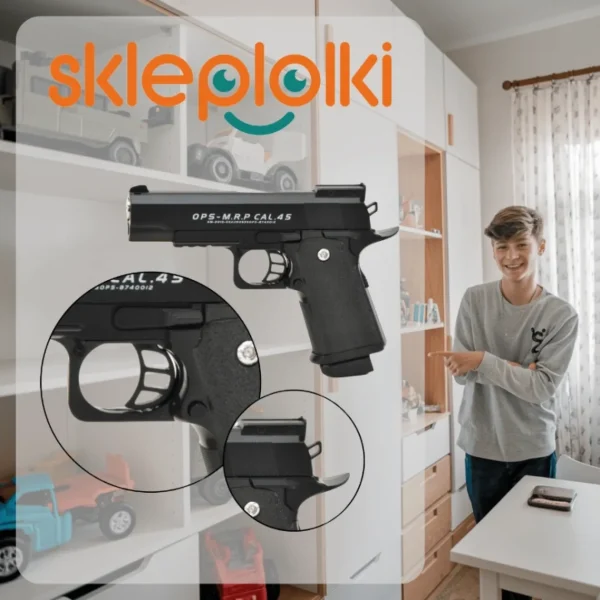 Pistolet colt metalowy replika 800 kulek gratis