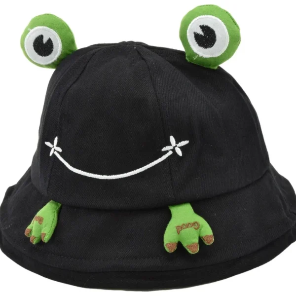 Rybacki Bucket Hat - Żaba Dziecięca Czapka Kapelusz